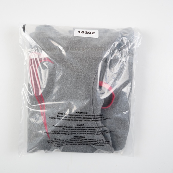 NIKE Dri-Fit fleece pullover hoodie grey with pink swoosh logo size S - Picture 10 of 10